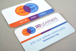2e LEARNERS business cards